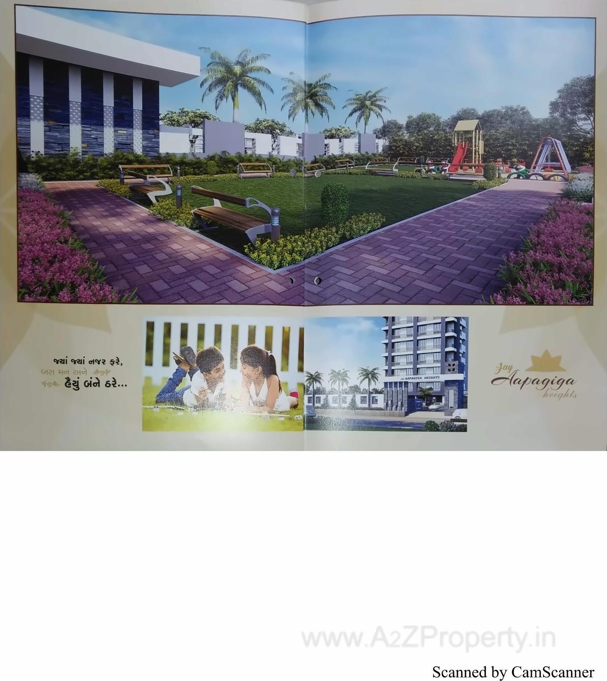 3D Elevation of real estate project Jay Aapagiga Heights located at Ved, Surat, Gujarat