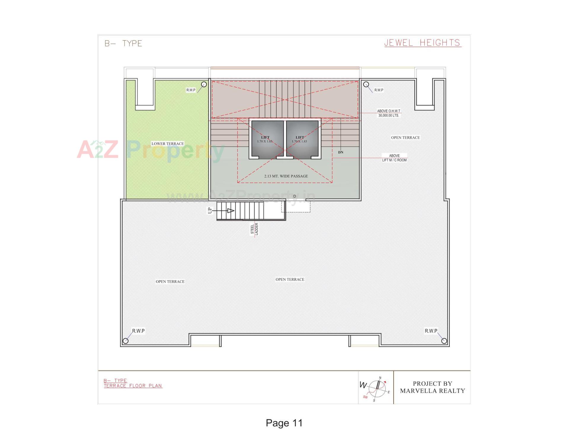 Layout of real estate project Jewel Heights located at Surat, Surat, Gujarat