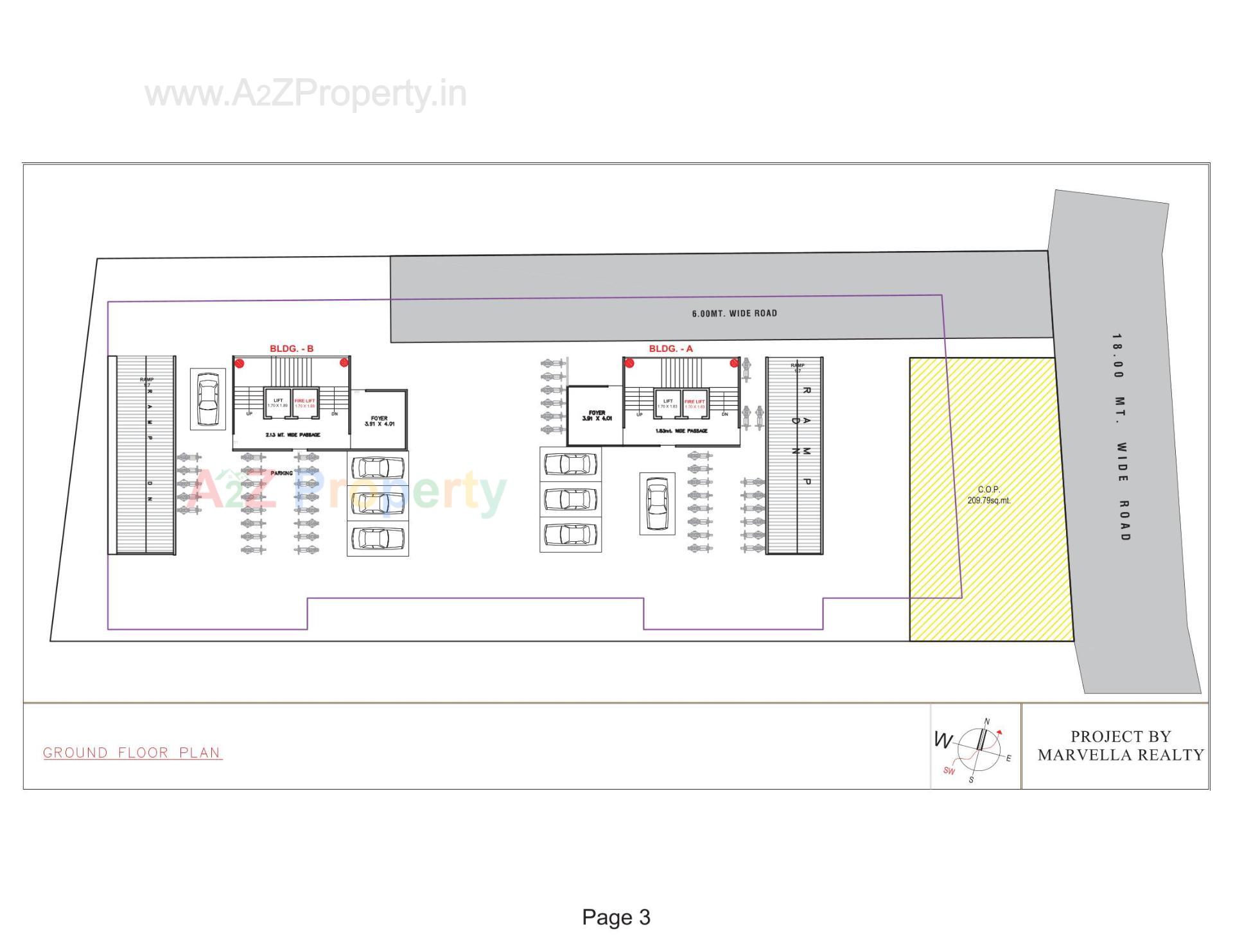 Layout of real estate project Jewel Heights located at Surat, Surat, Gujarat