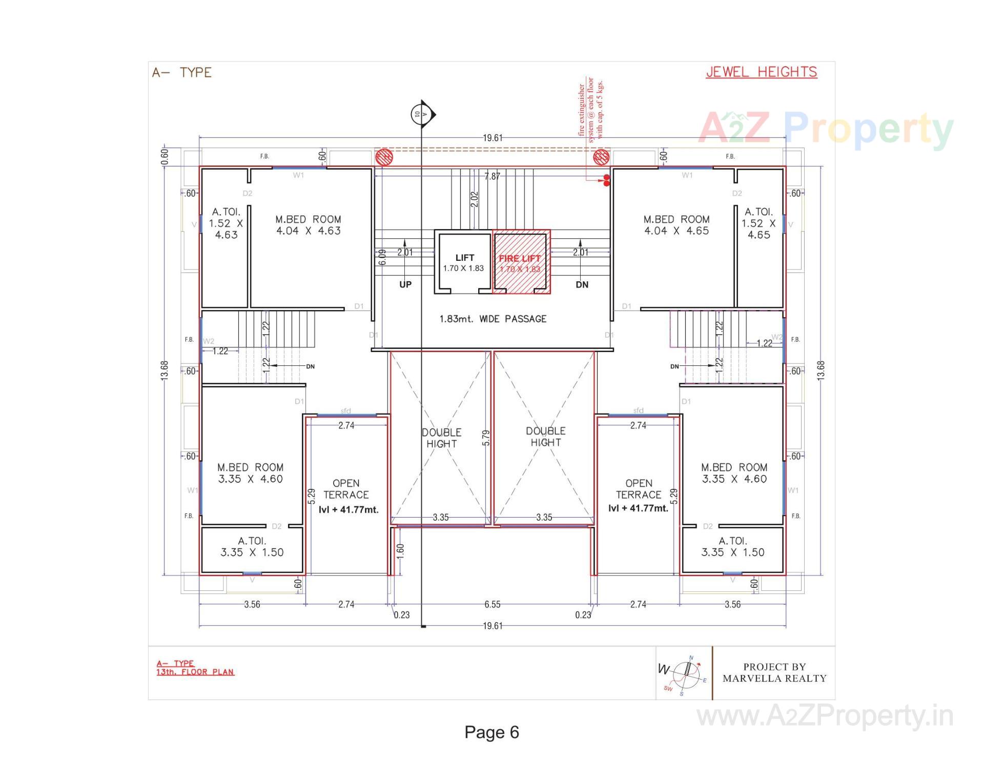 Layout of real estate project Jewel Heights located at Surat, Surat, Gujarat