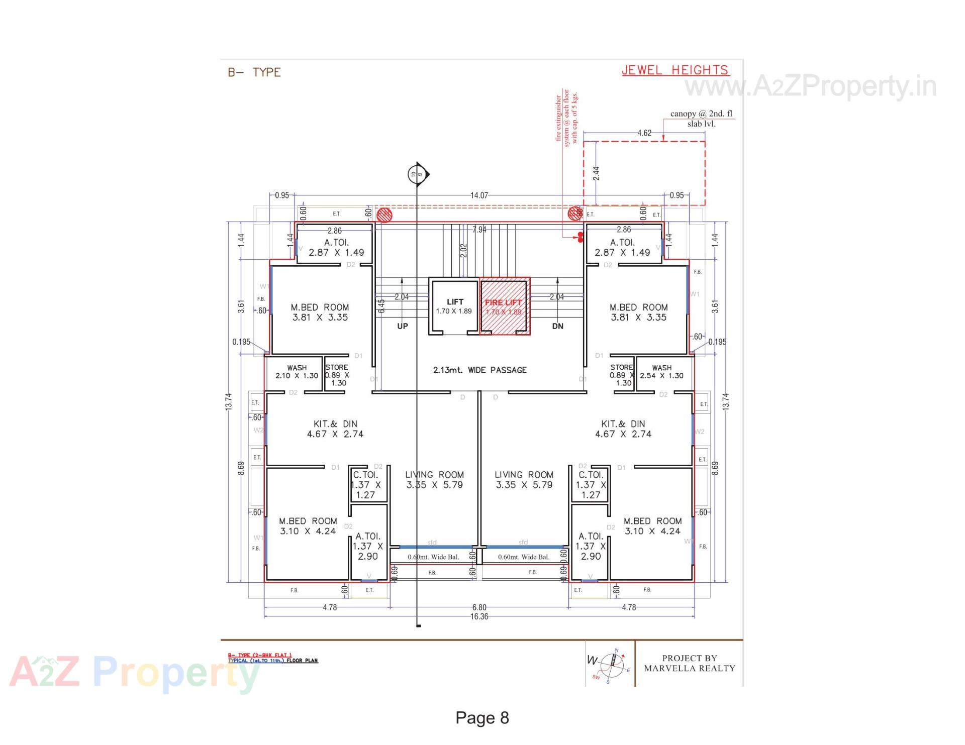 Layout of real estate project Jewel Heights located at Surat, Surat, Gujarat