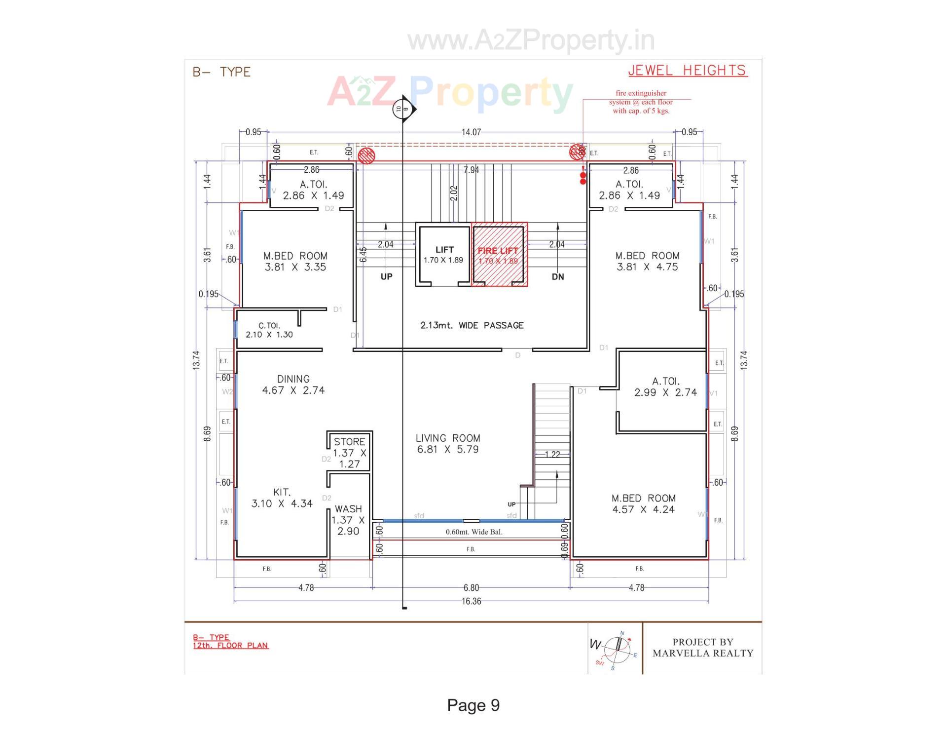 Layout of real estate project Jewel Heights located at Surat, Surat, Gujarat