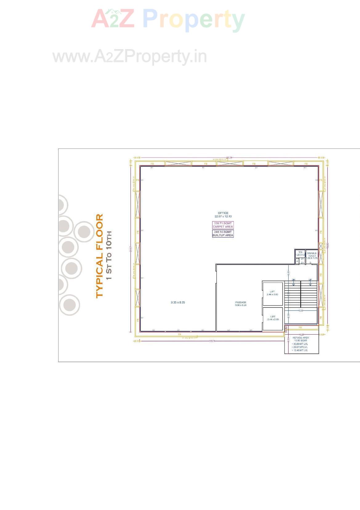 Layout of real estate project Jolly The River Moon located at Rundh, Surat, Gujarat