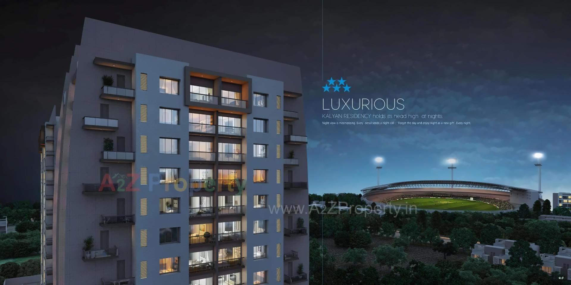 3D Elevation of real estate project Kalyan Residency located at Palanpor, Surat, Gujarat