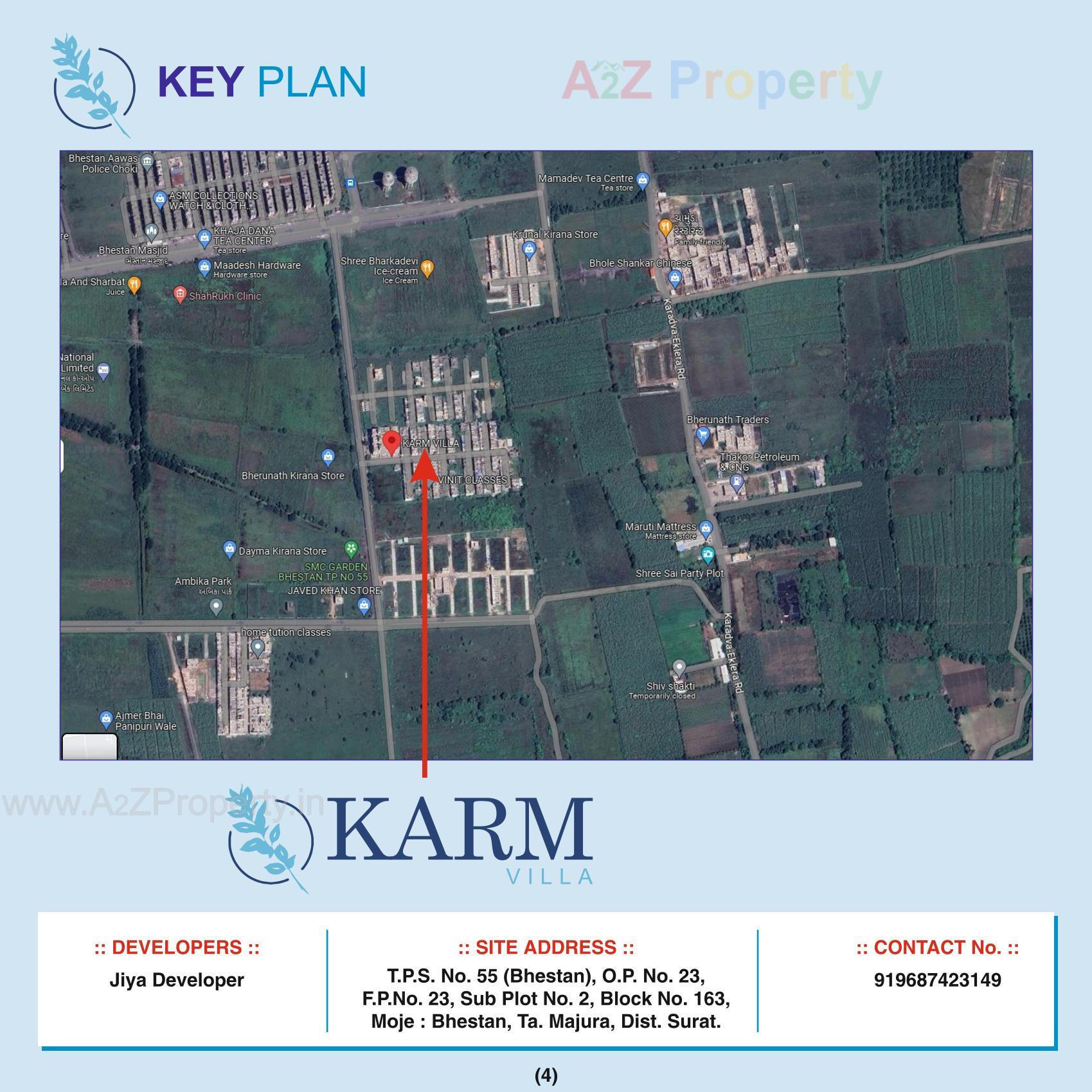  of real estate project Karm Villa located at Bhestan, Surat, Gujarat