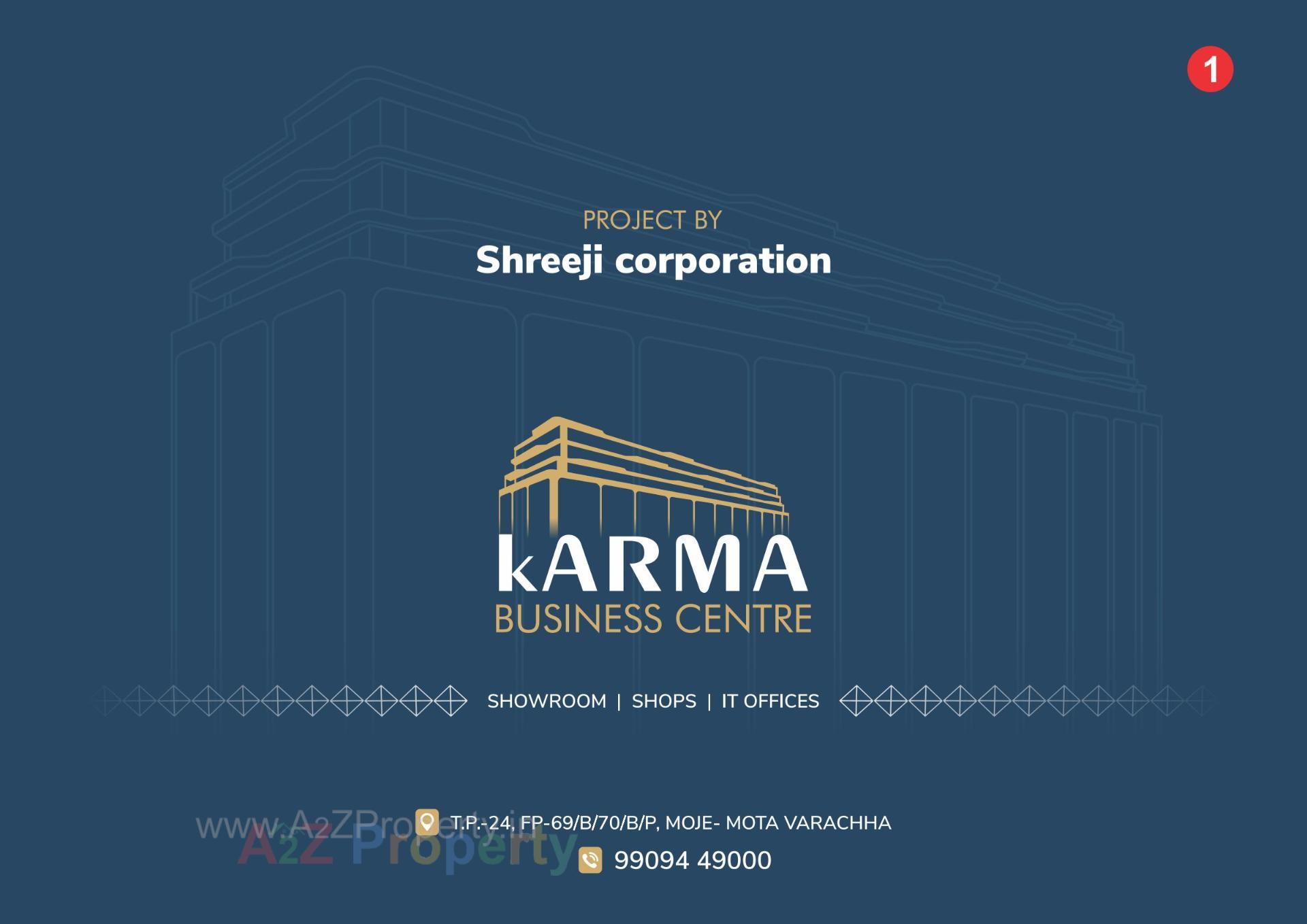  of real estate project Karma Business Center located at Mota Varachha, Surat, Gujarat