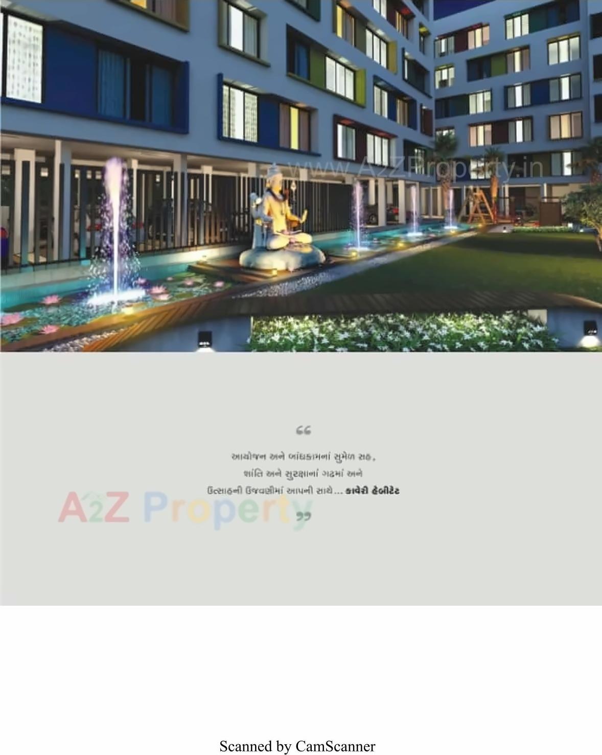 3D Elevation of real estate project Kaverri Habitat located at Sarthana, Surat, Gujarat