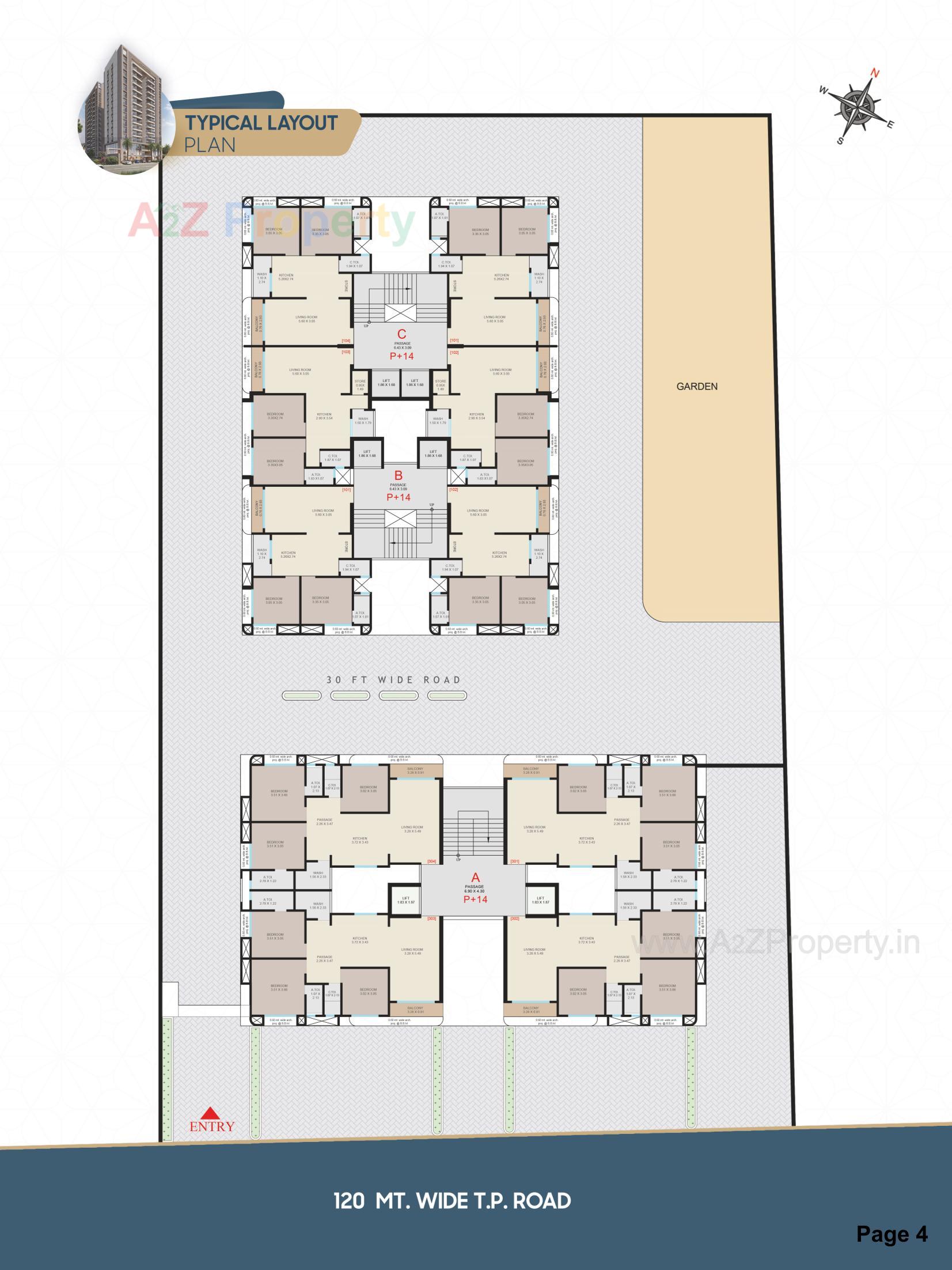 Layout of real estate project Kedar Hills located at Abrama, Surat, Gujarat