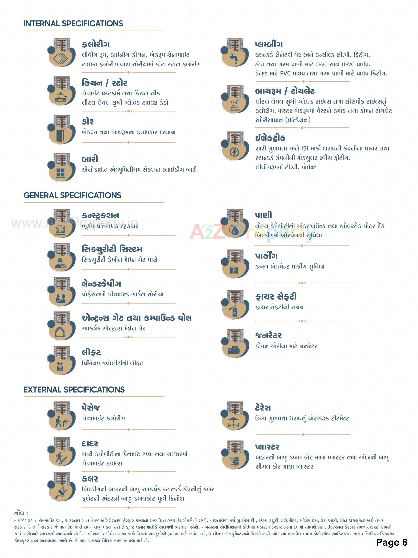  of real estate project Kedar Hills located at Abrama, Surat, Gujarat