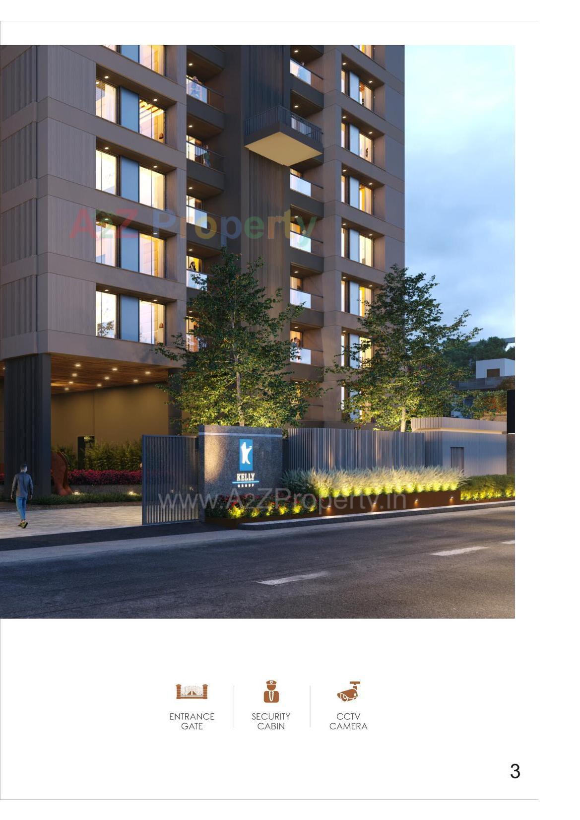 3D Elevation of real estate project Kelly La Maison located at Surat, Surat, Gujarat