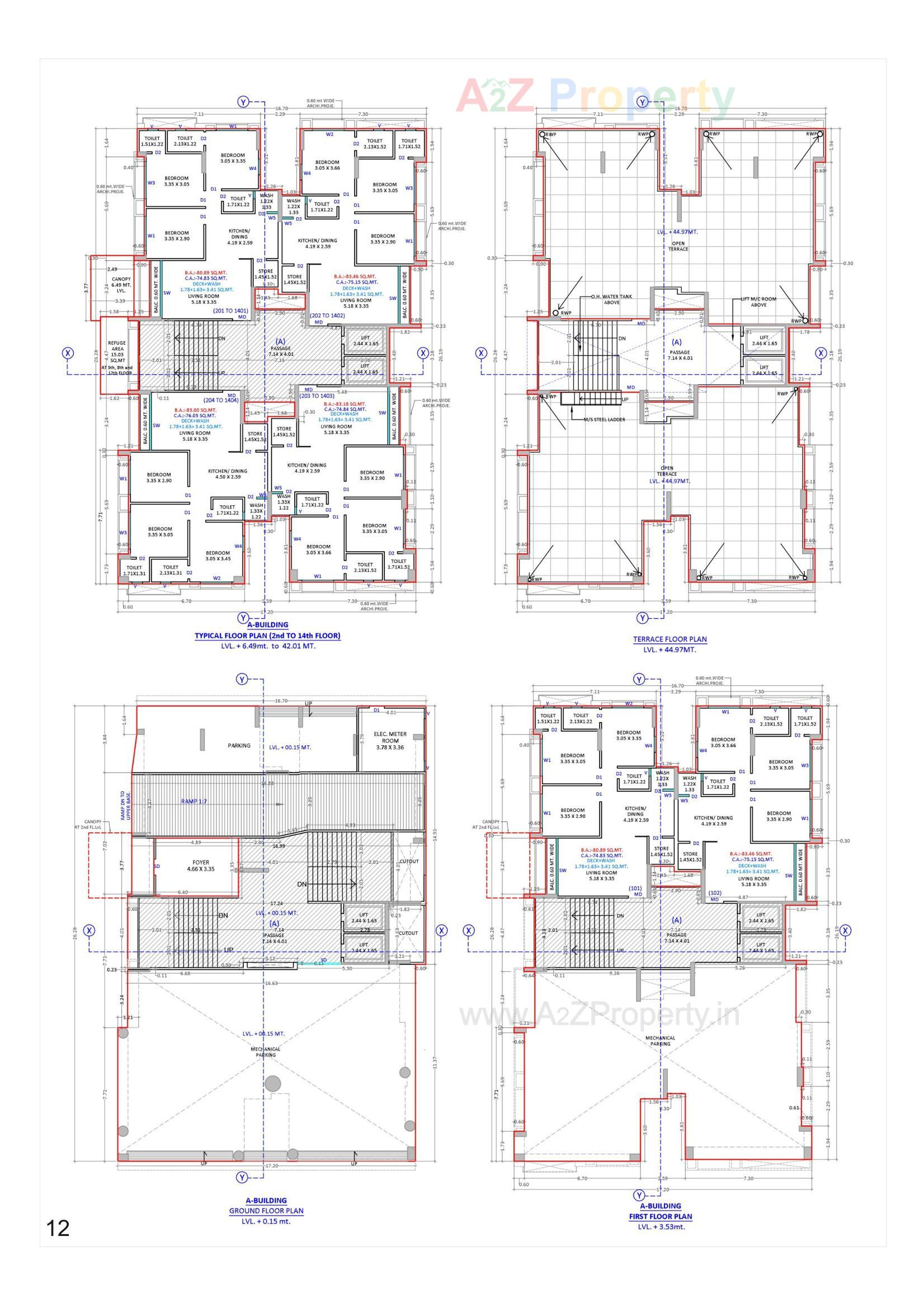 Layout of real estate project Kelly La Maison located at Surat, Surat, Gujarat