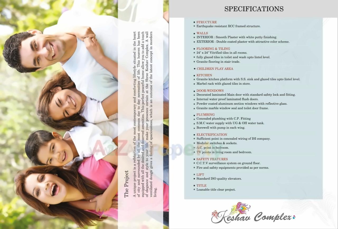  of real estate project Keshav Complex located at Adajan, Surat, Gujarat