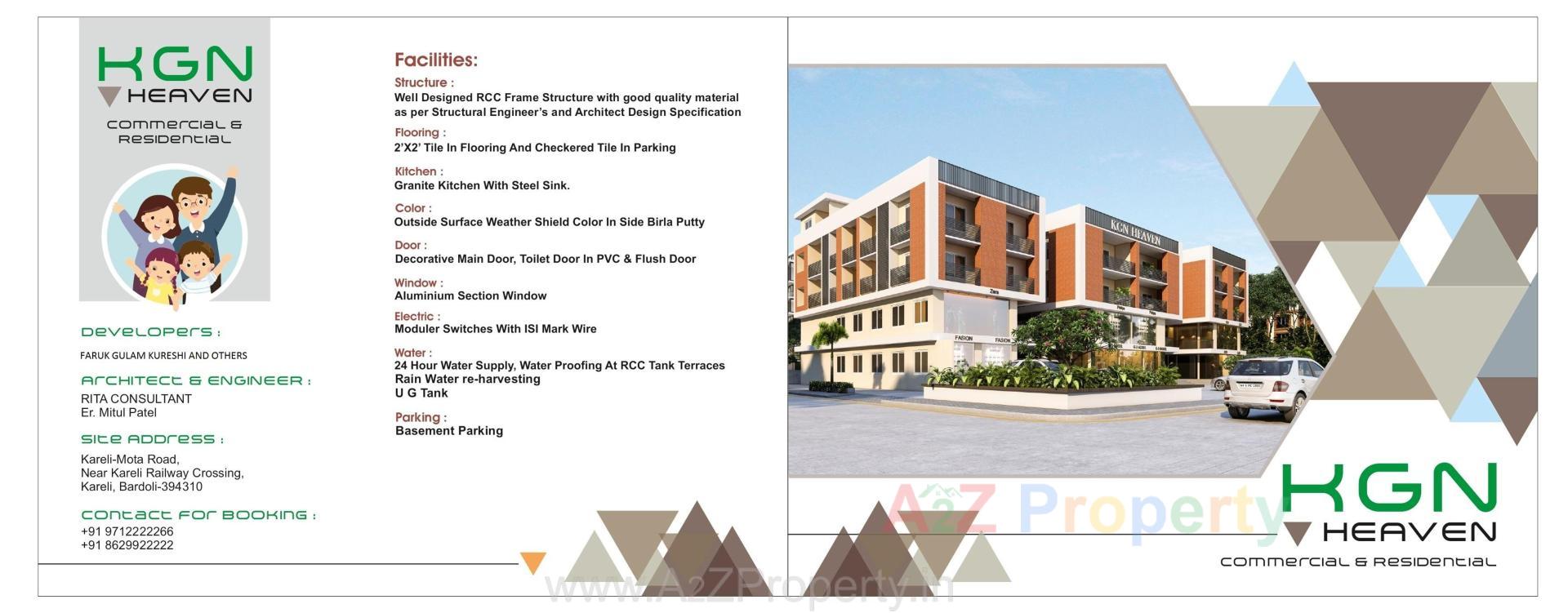  of real estate project Kgn Heaven located at Kareli, Surat, Gujarat