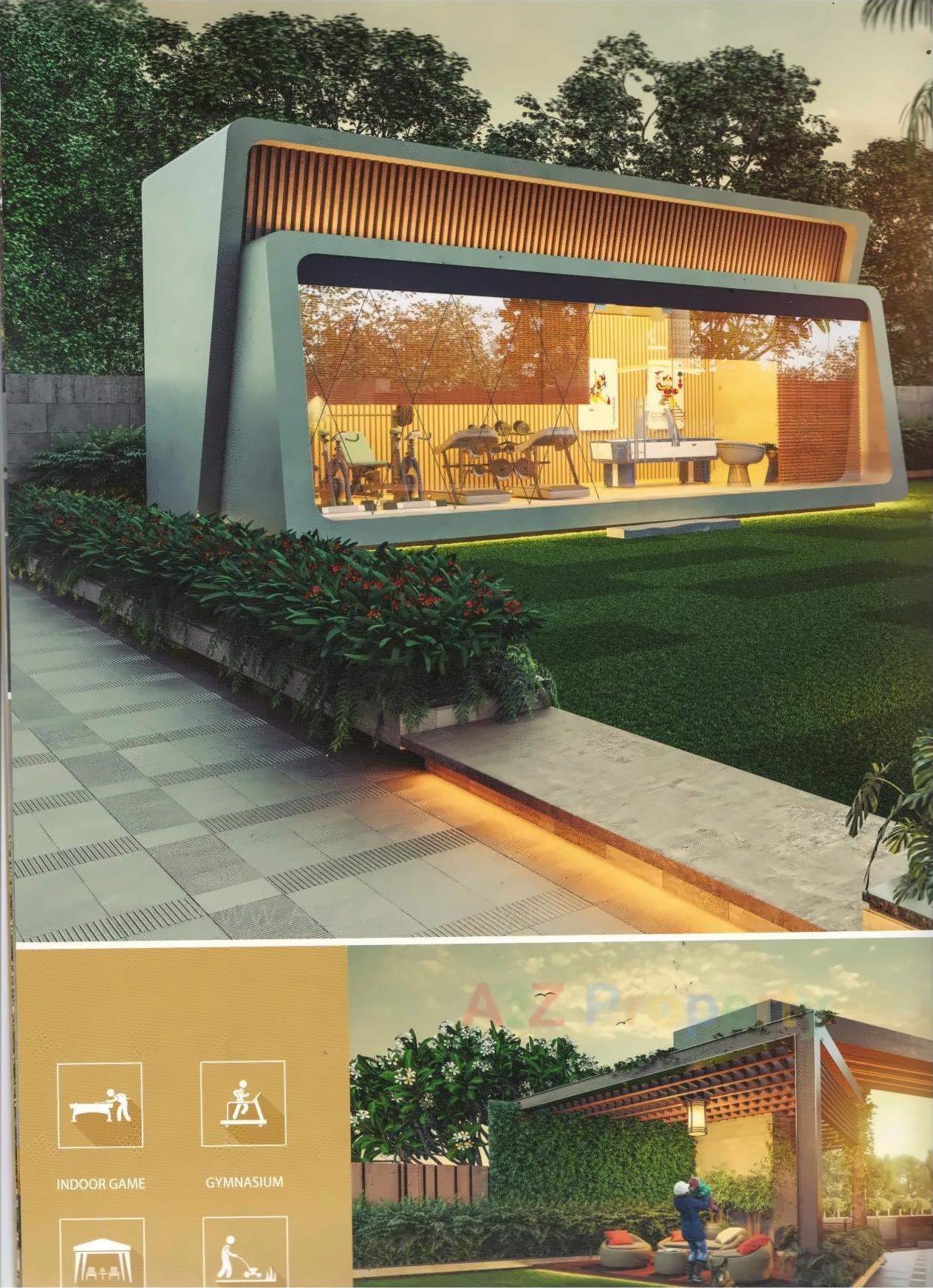 3D Elevation of real estate project Kinar Heights located at Bhatha, Surat, Gujarat