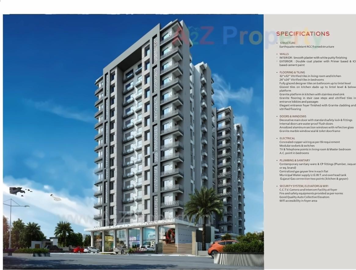 3D Elevation of real estate project Casa King located at Palanpur, Surat, Gujarat