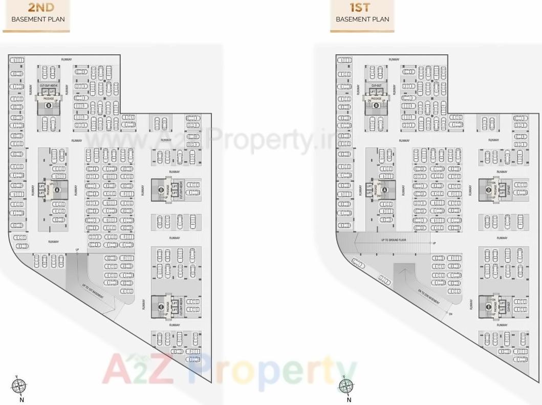Layout of real estate project Kingsley located at Bhatha, Surat, Gujarat