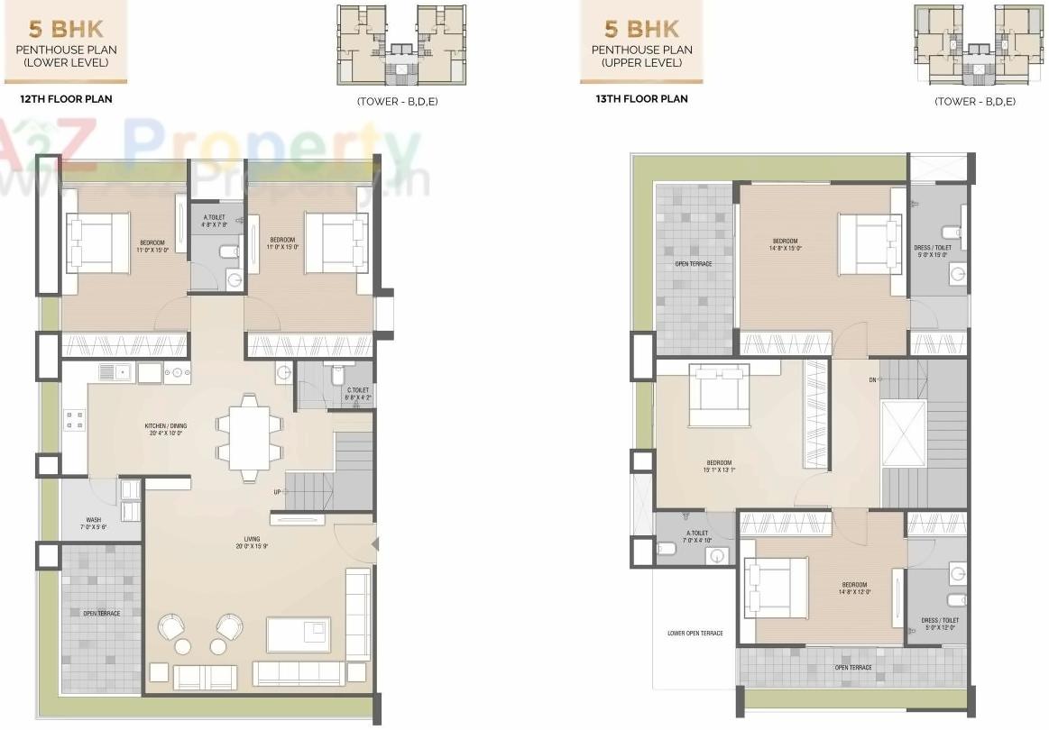 Layout of real estate project Kingsley located at Bhatha, Surat, Gujarat