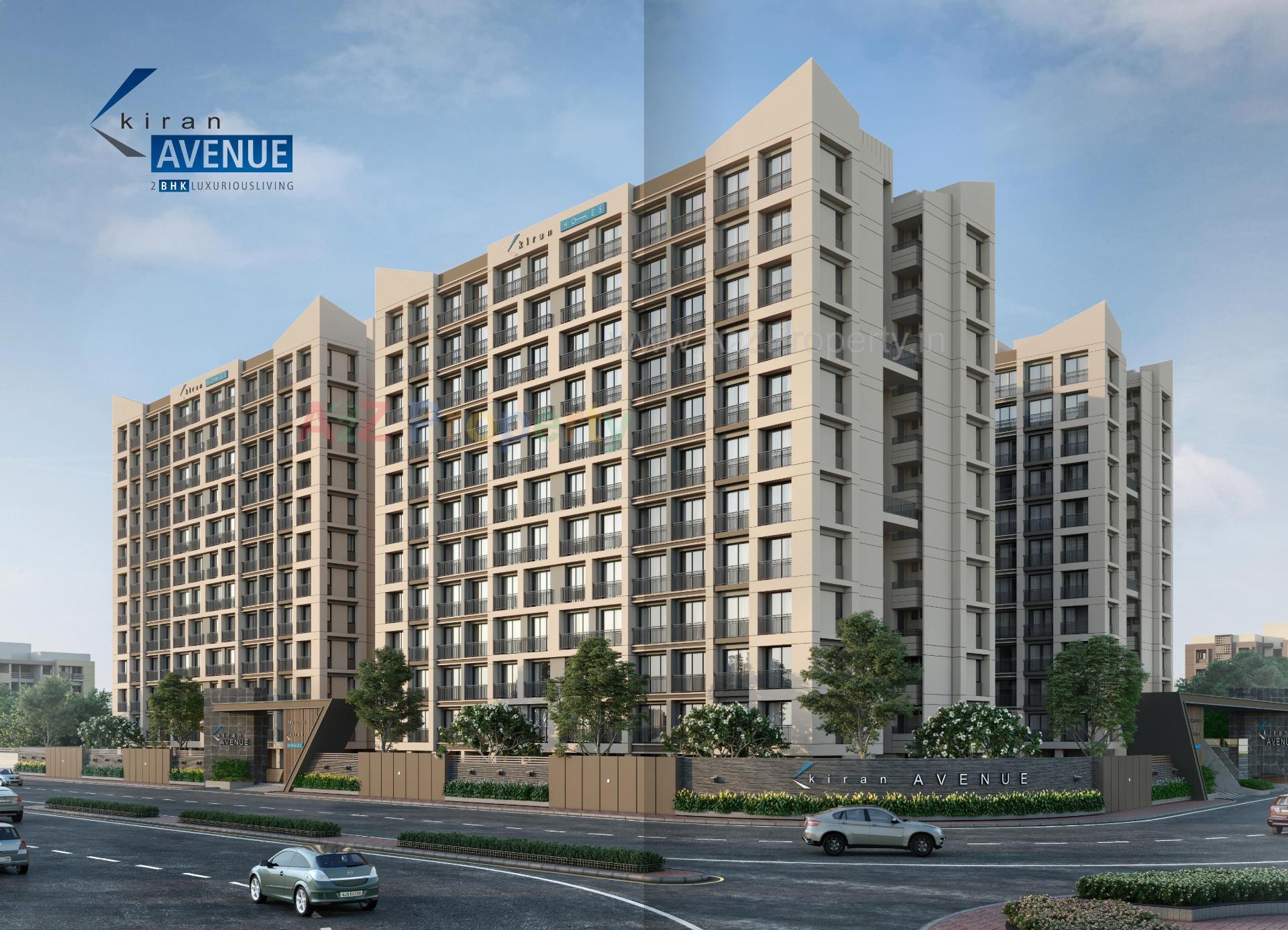 3D Elevation of real estate project Kiran Avenue located at Surat, Surat, Gujarat