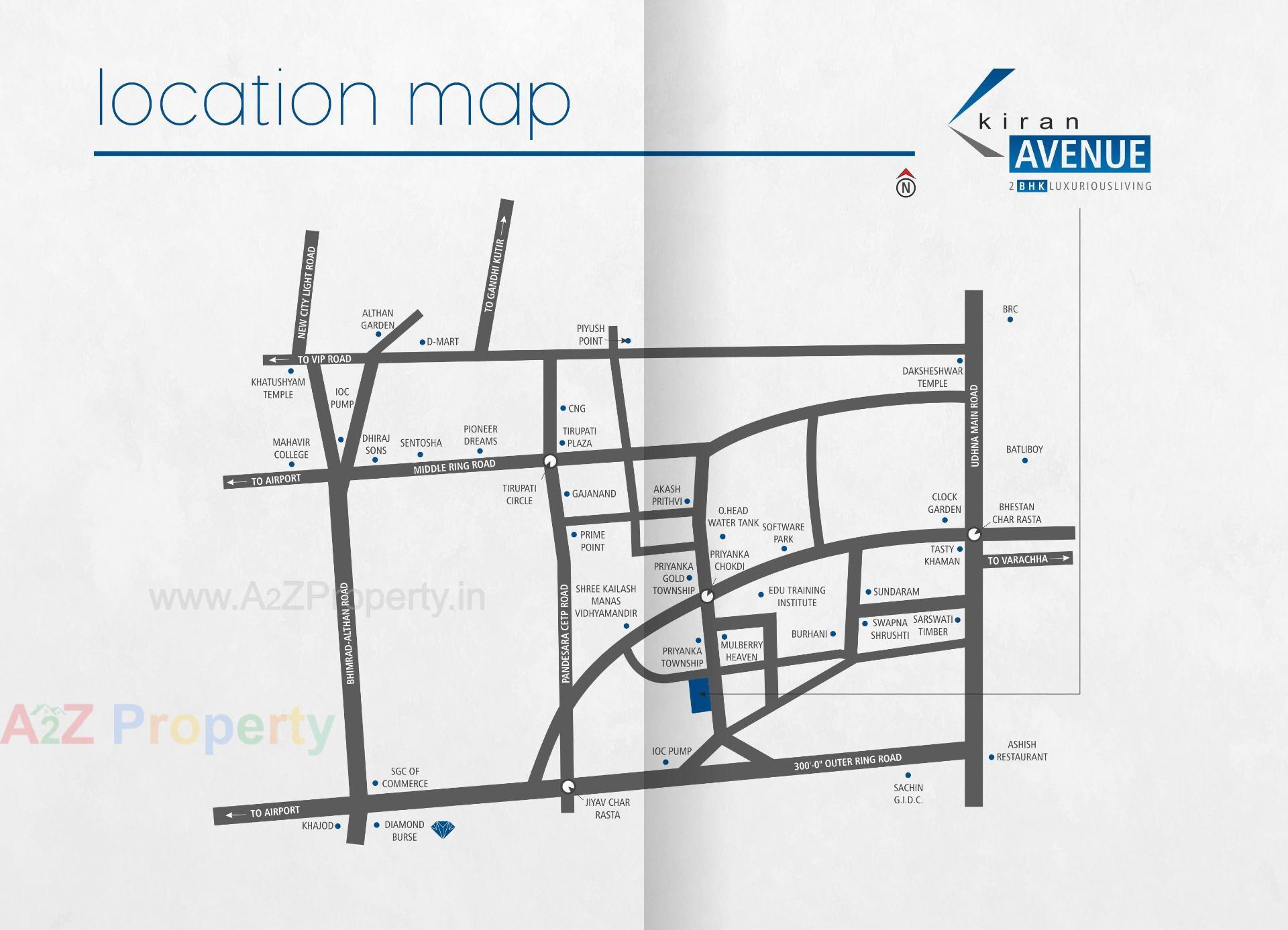  of real estate project Kiran Avenue located at Surat, Surat, Gujarat