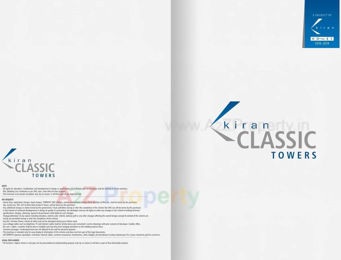  of real estate project Kiran Classic Towers located at Ved, Surat, Gujarat