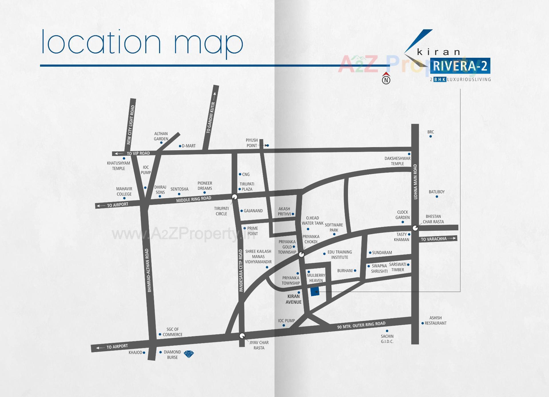  of real estate project Kiran Rivera located at Sonari, Surat, Gujarat