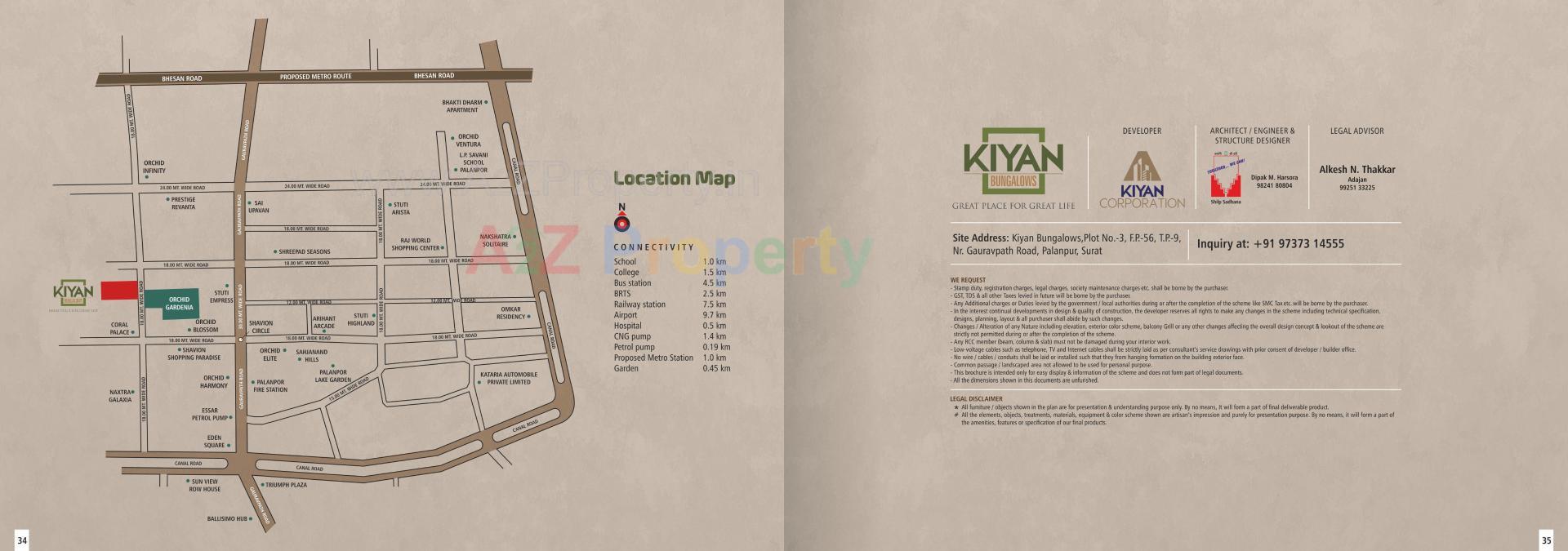  of real estate project Kiyan Bungalows located at Surat, Surat, Gujarat