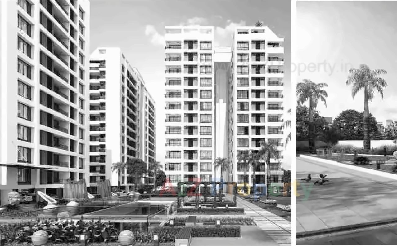 3D Elevation of real estate project Kpm Terra Prime located at Vesu, Surat, Gujarat