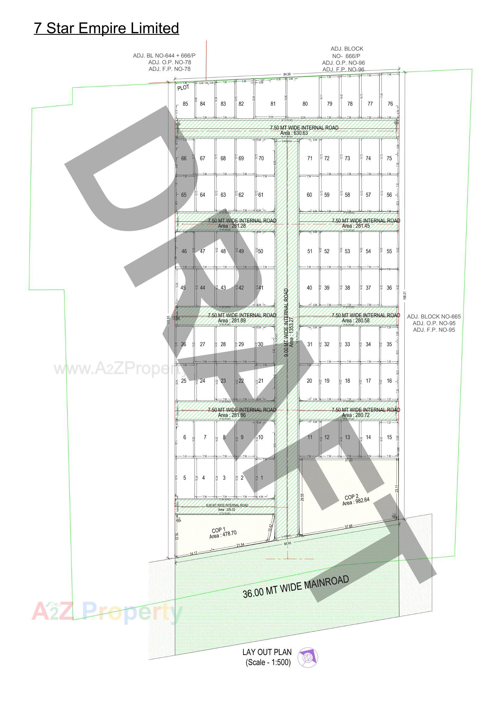 Layout of real estate project Krushna Bhumi Bunglows located at Surat, Surat, Gujarat