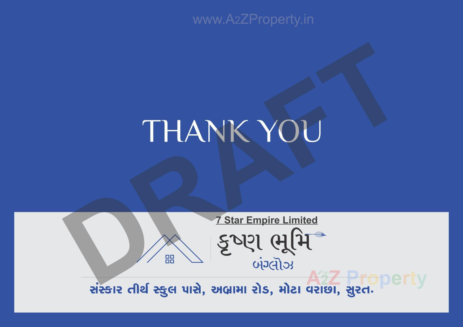  of real estate project Krushna Bhumi Bunglows located at Surat, Surat, Gujarat