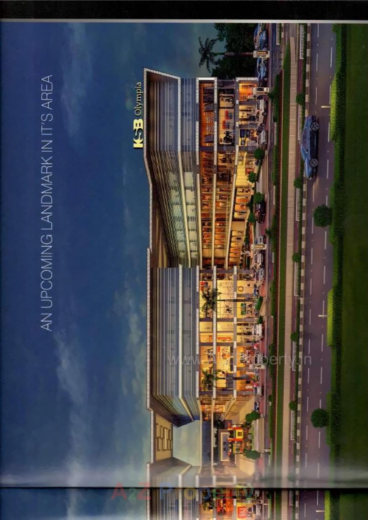 3D Elevation of real estate project Ksb Olympia located at Bamroli, Surat, Gujarat