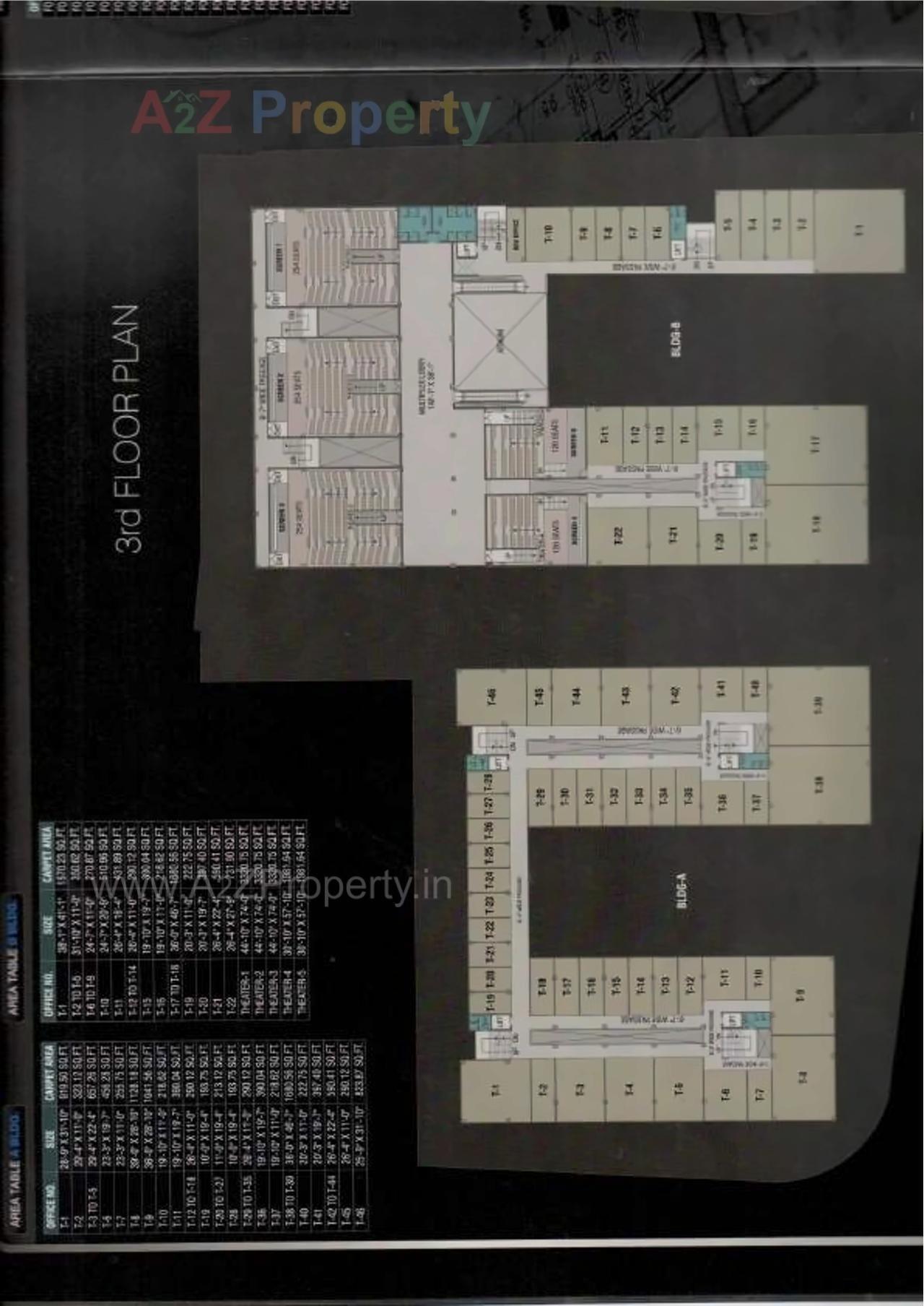 Layout of real estate project Ksb Olympia located at Bamroli, Surat, Gujarat