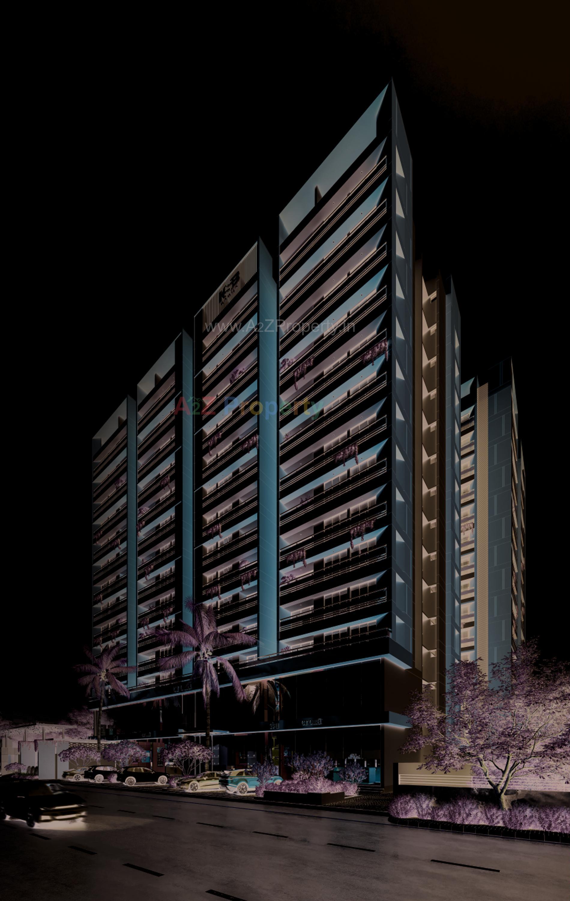 3D Elevation of real estate project Ksb Trident located at Bamroli, Surat, Gujarat