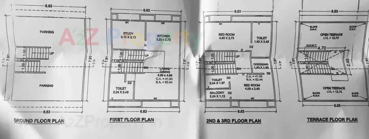 Layout of real estate project La Helios located at Pal, Surat, Gujarat