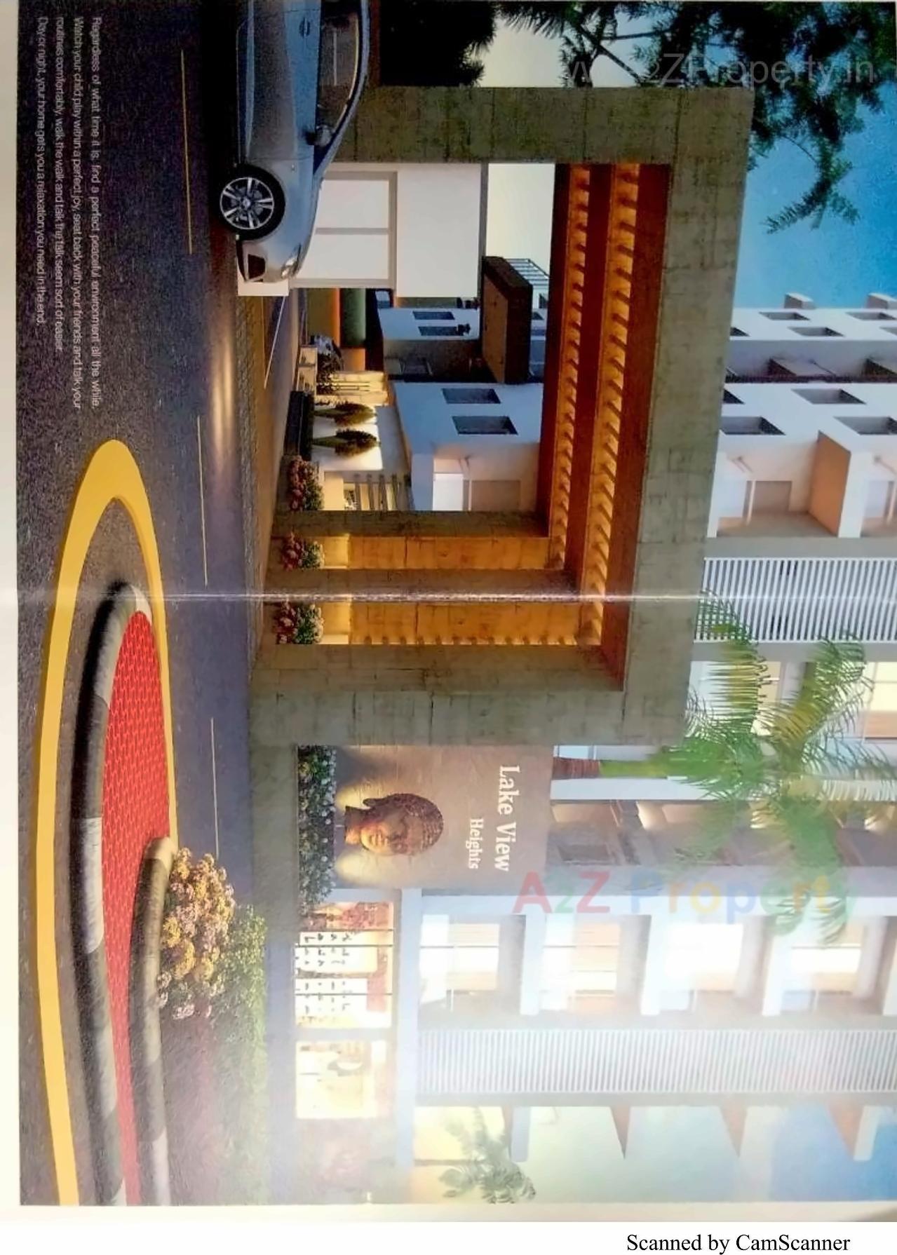 3D Elevation of real estate project Lake View Heights located at Dabholi, Surat, Gujarat