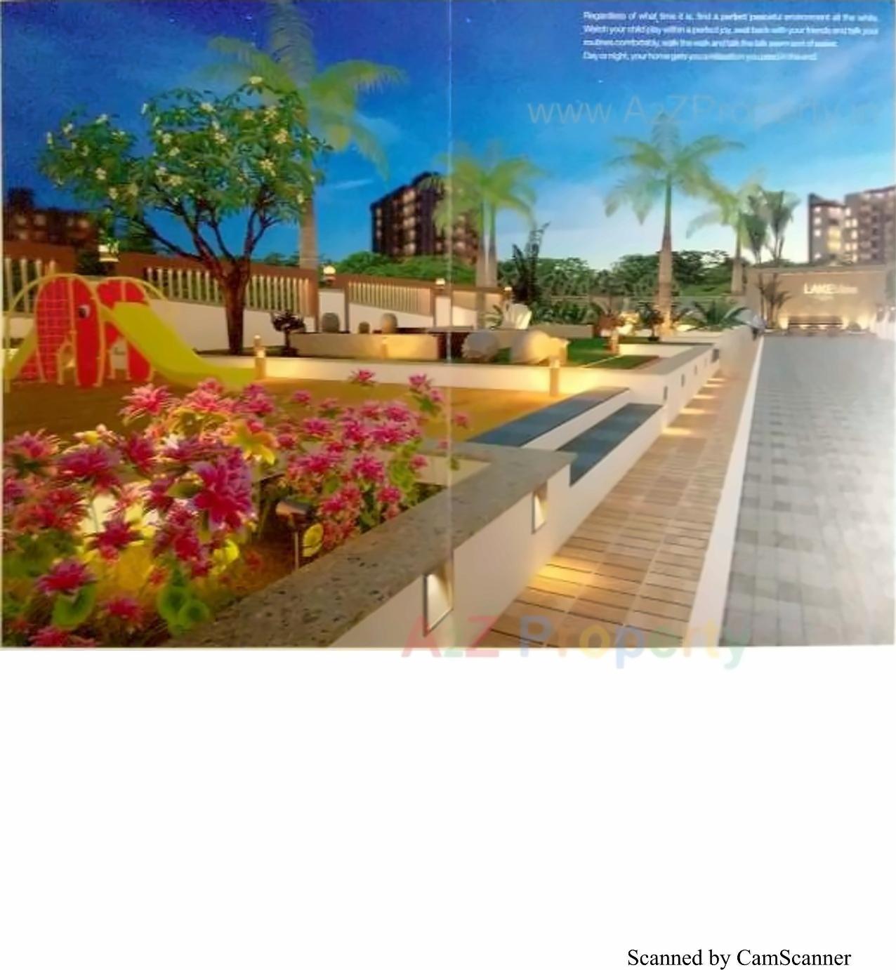 3D Elevation of real estate project Lake View Heights located at Dabholi, Surat, Gujarat