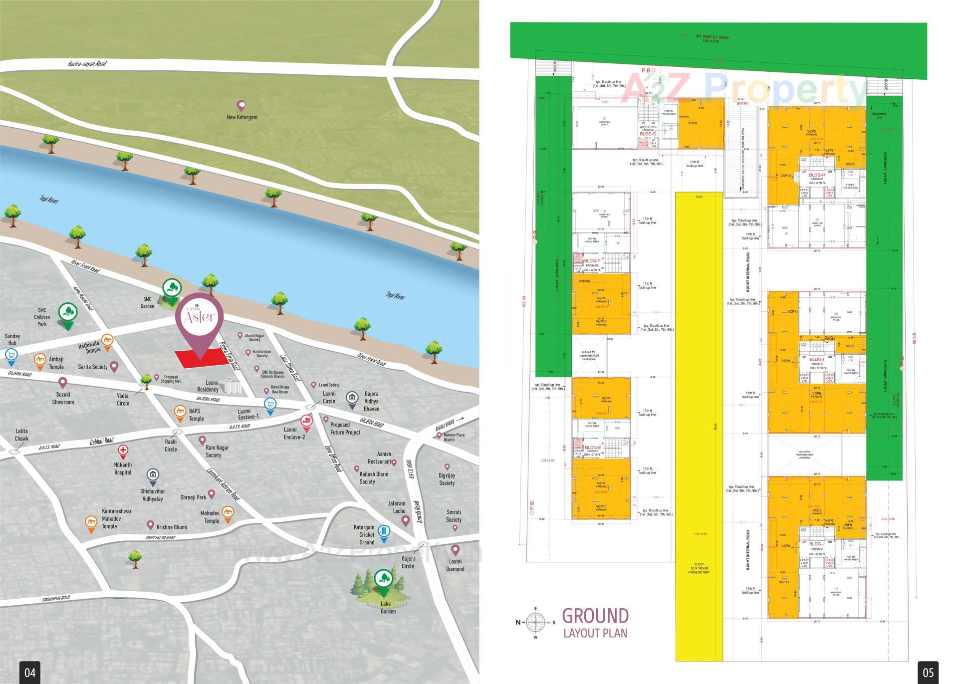  of real estate project Laxmi Aster located at Katargam, Surat, Gujarat