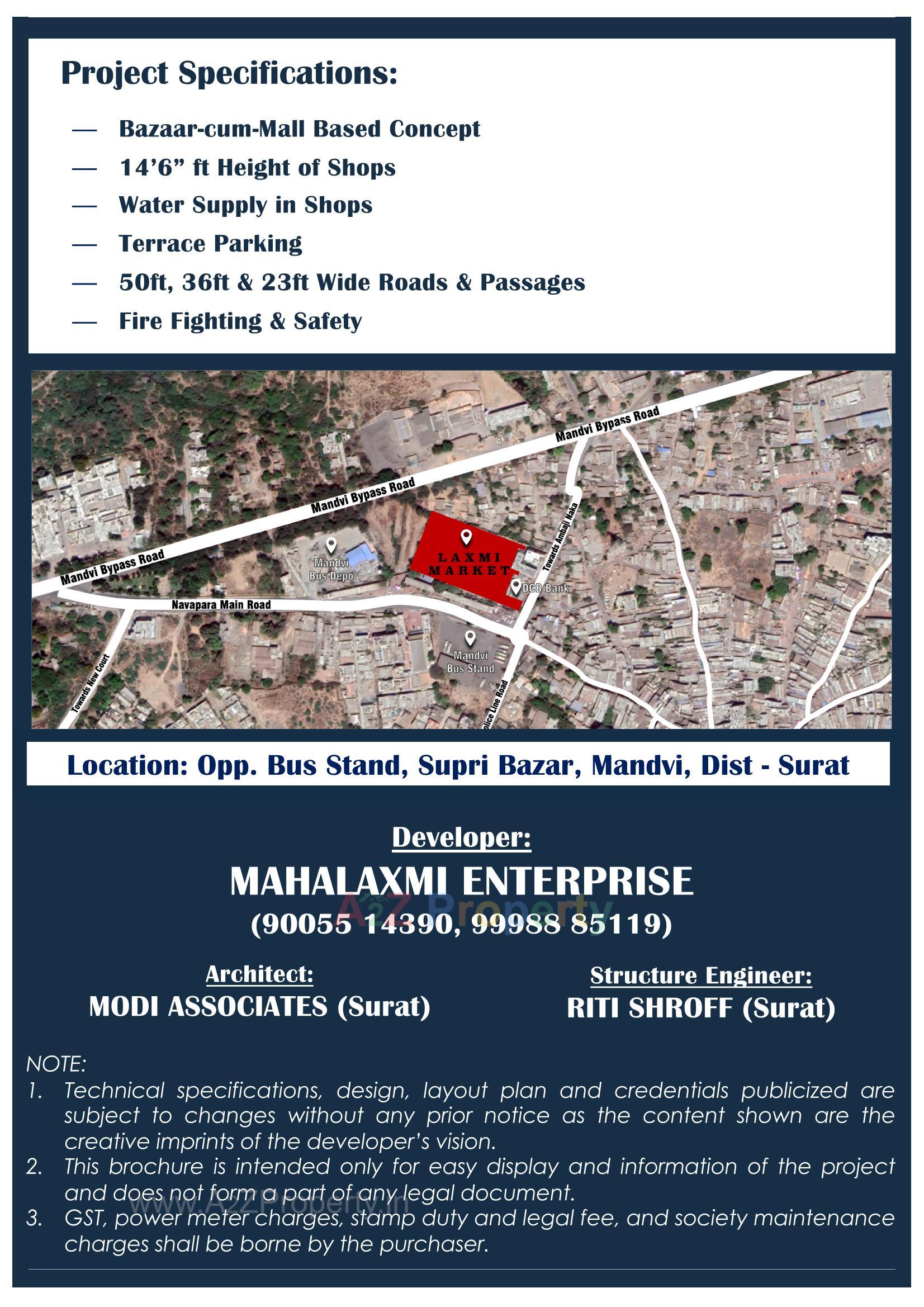  of real estate project Laxmi Market located at Mandvi, Surat, Gujarat