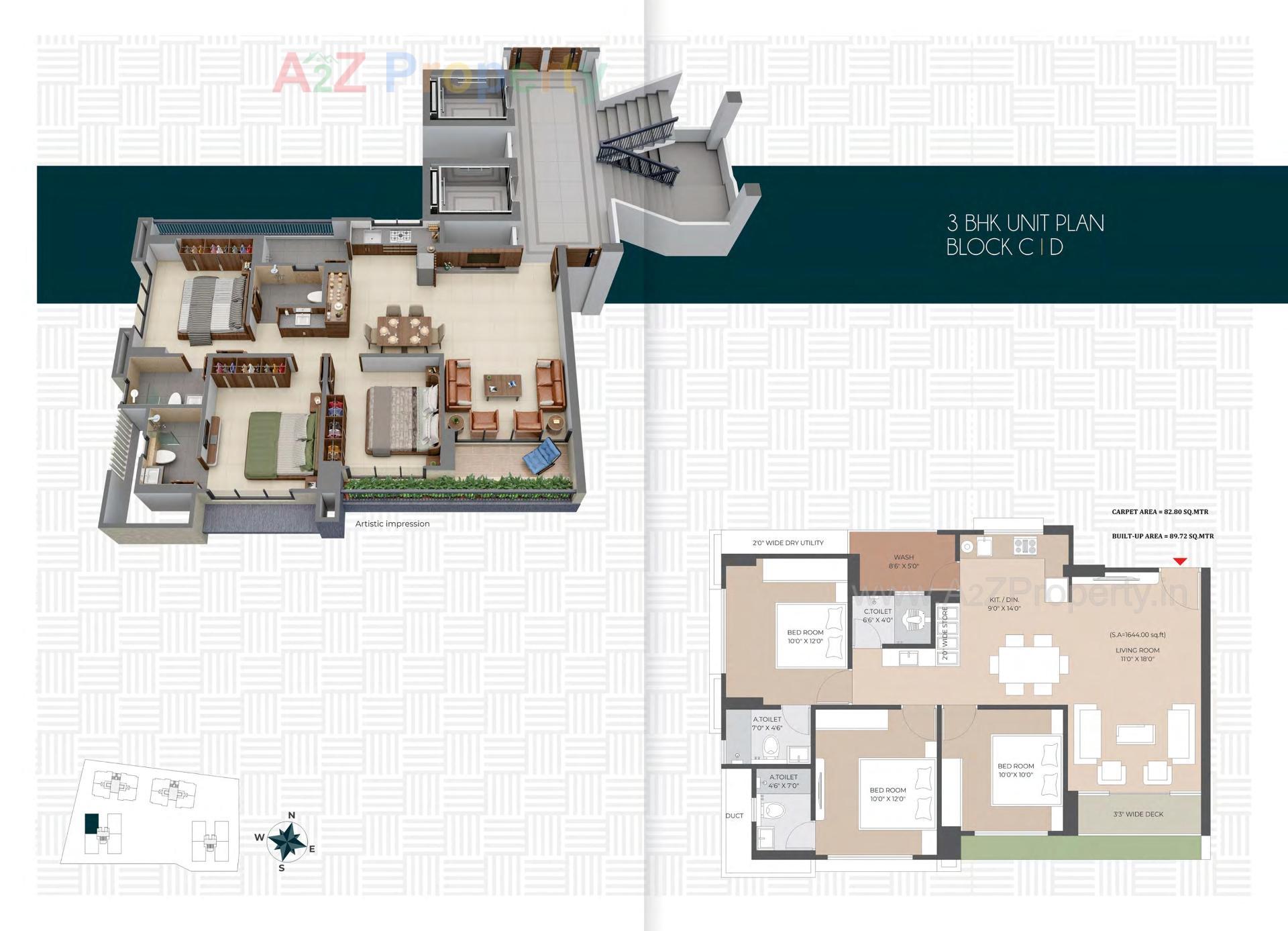Layout of real estate project Laxmi Nova located at Jahangirabad, Surat, Gujarat