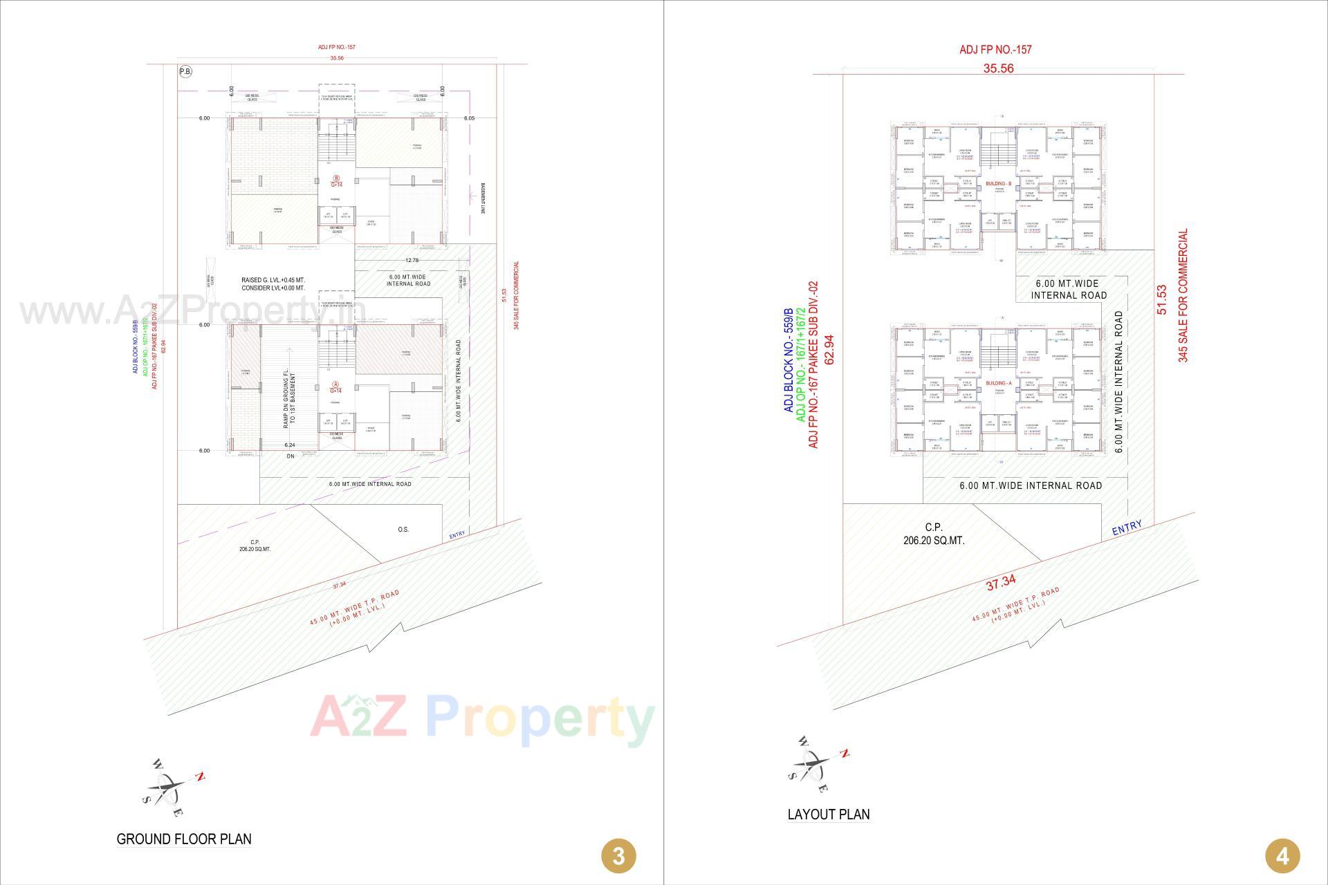 Layout of real estate project Laxmimantra Heritage located at Mota Varachha, Surat, Gujarat