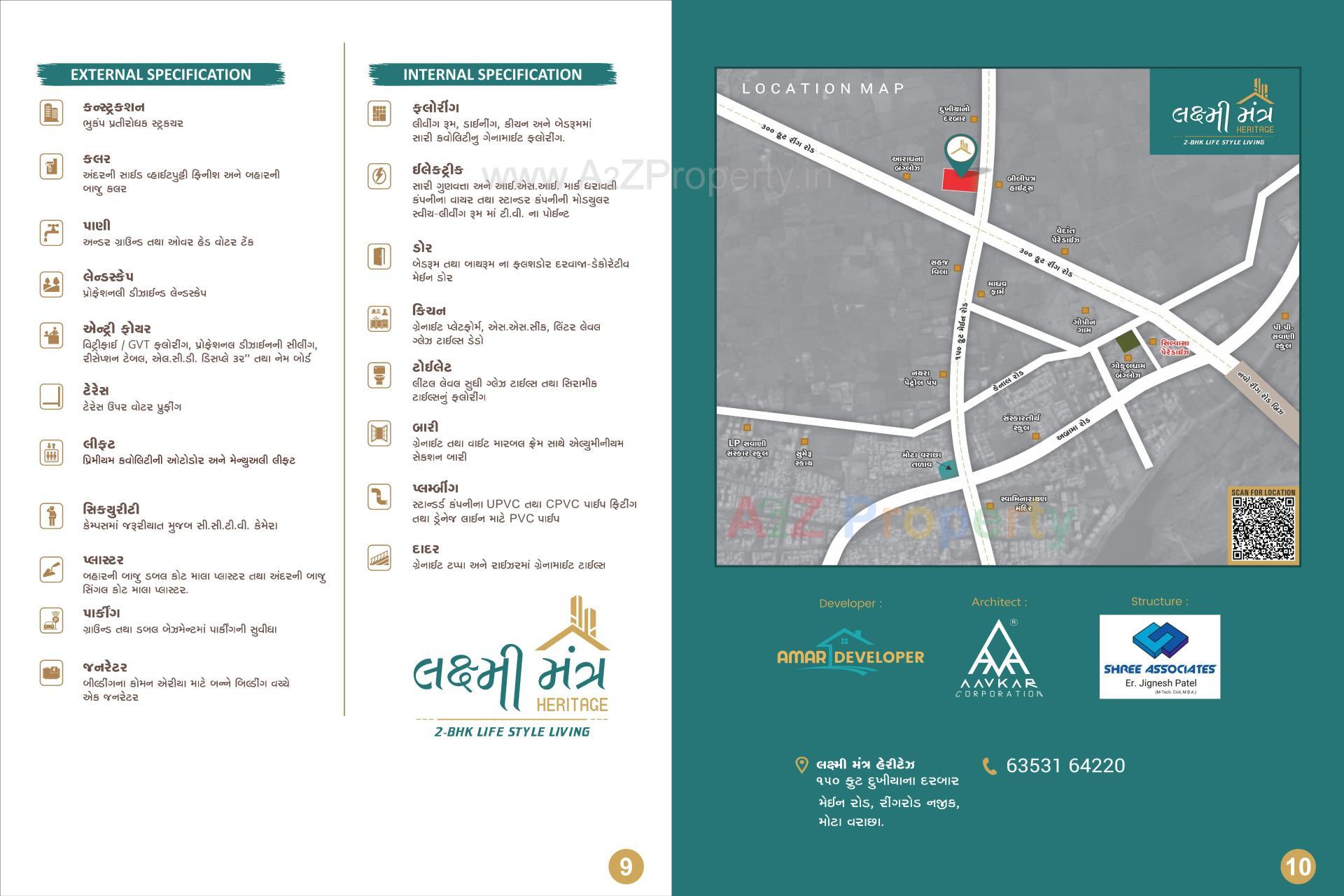  of real estate project Laxmimantra Heritage located at Mota Varachha, Surat, Gujarat