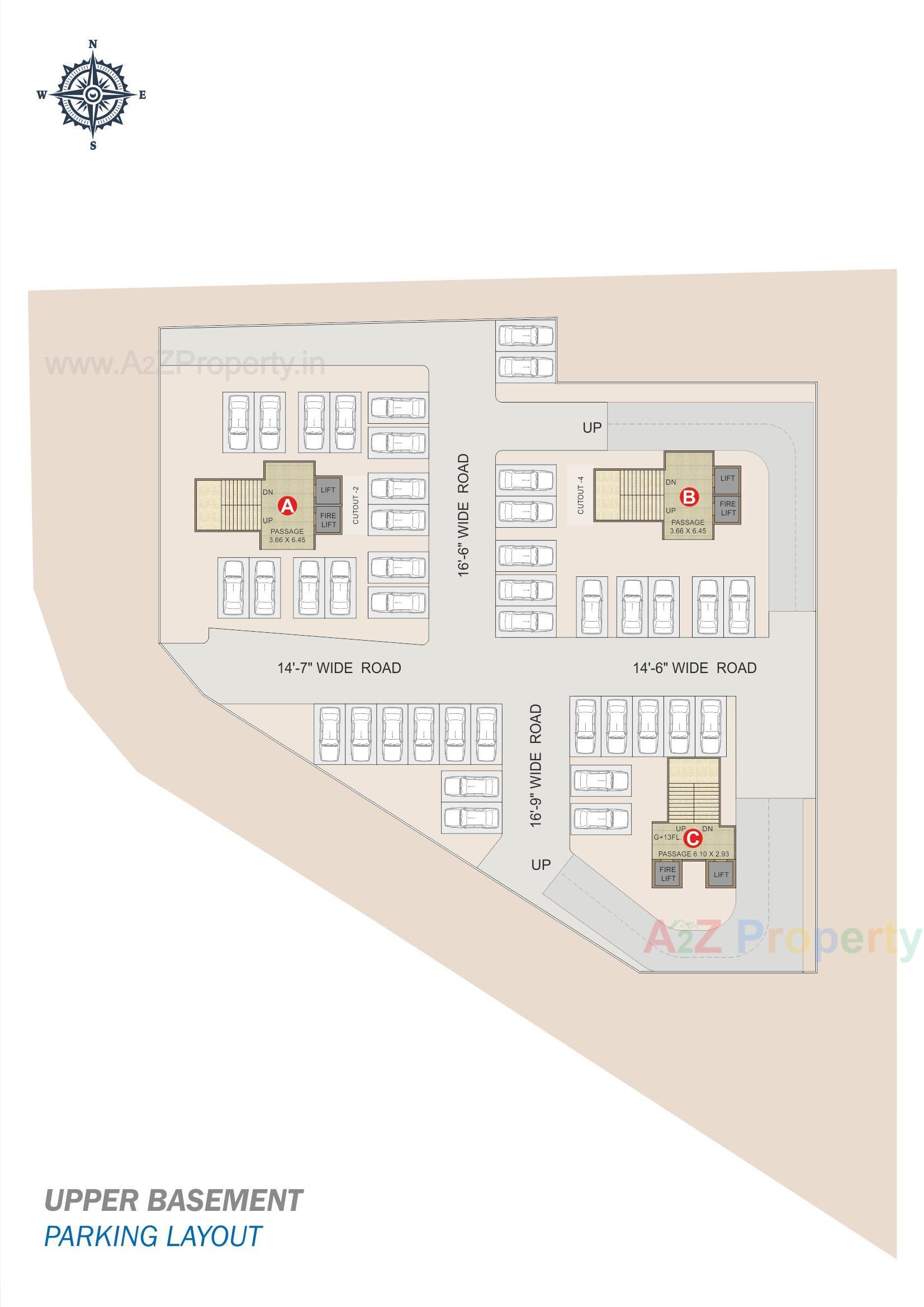 Layout of real estate project Laxminarayan Sky located at Mo, Surat, Gujarat