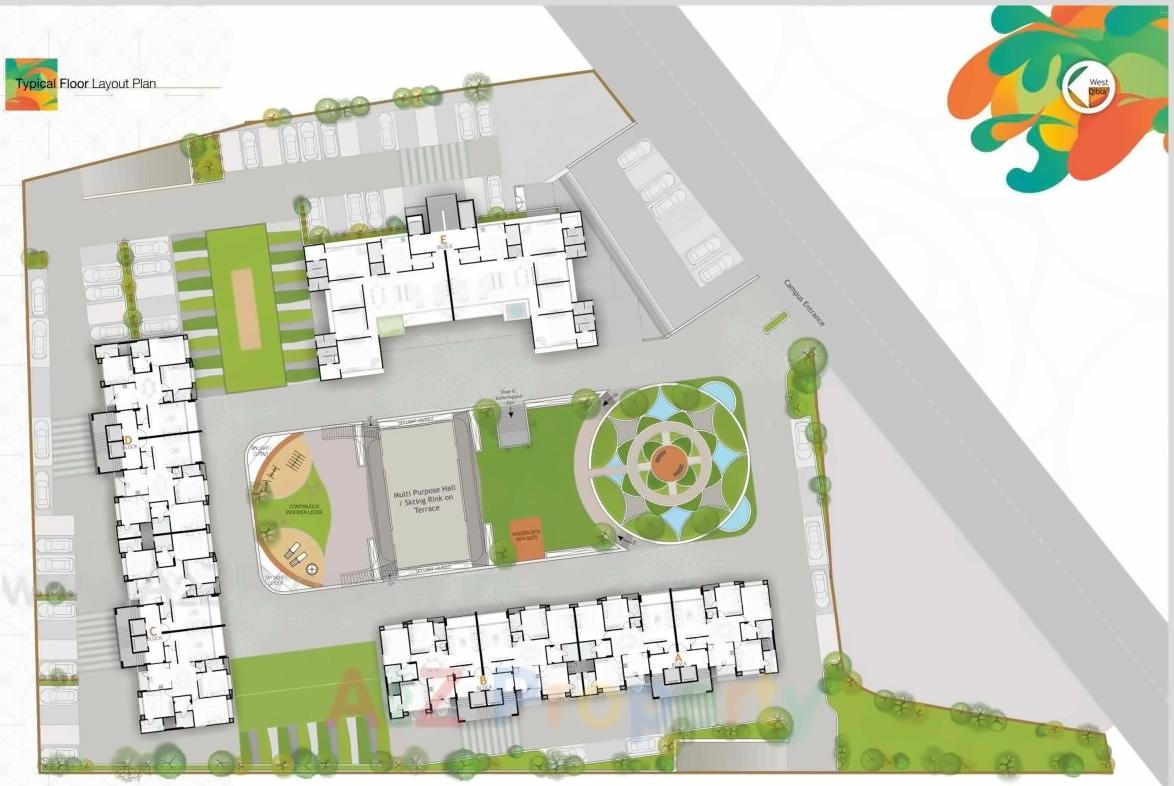 Layout of real estate project Life Style   Ultimate located at Surat, Surat, Gujarat