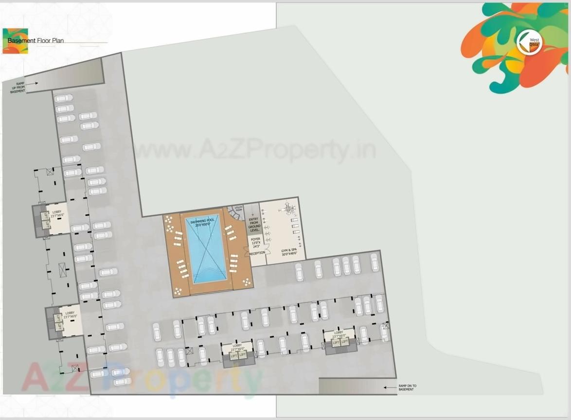 Layout of real estate project Life Style   Ultimate located at Surat, Surat, Gujarat