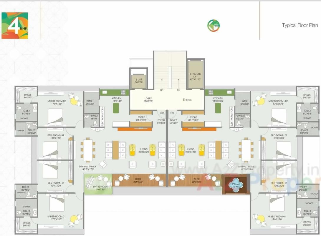 Layout of real estate project Life Style   Ultimate located at Surat, Surat, Gujarat