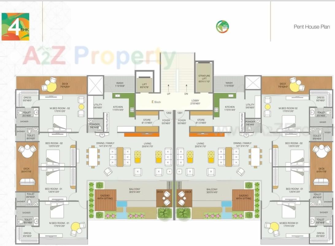 Layout of real estate project Life Style   Ultimate located at Surat, Surat, Gujarat