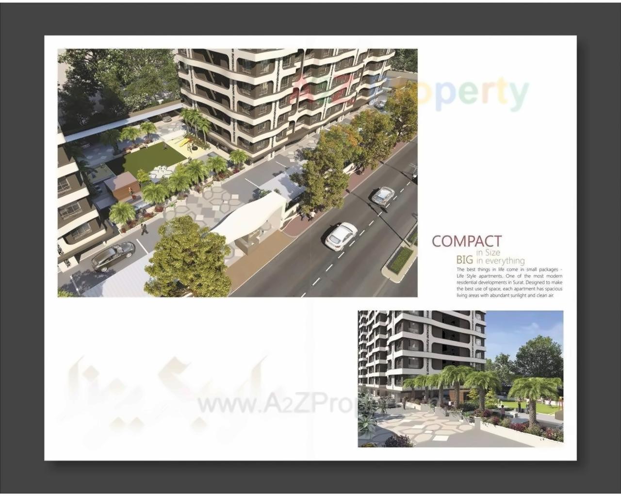 3D Elevation of real estate project Life Style   Ultimate located at Surat, Surat, Gujarat