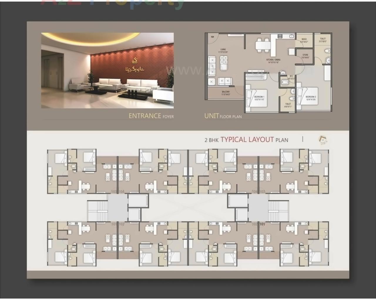 Layout of real estate project Life Style   Ultimate located at Surat, Surat, Gujarat