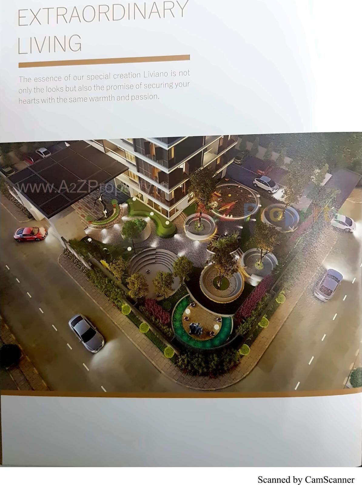 3D Elevation of real estate project Liviano Heights located at Utran, Surat, Gujarat