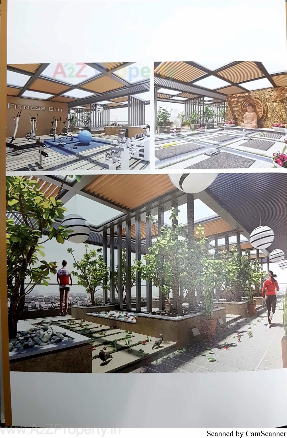 3D Elevation of real estate project Liviano Heights located at Utran, Surat, Gujarat