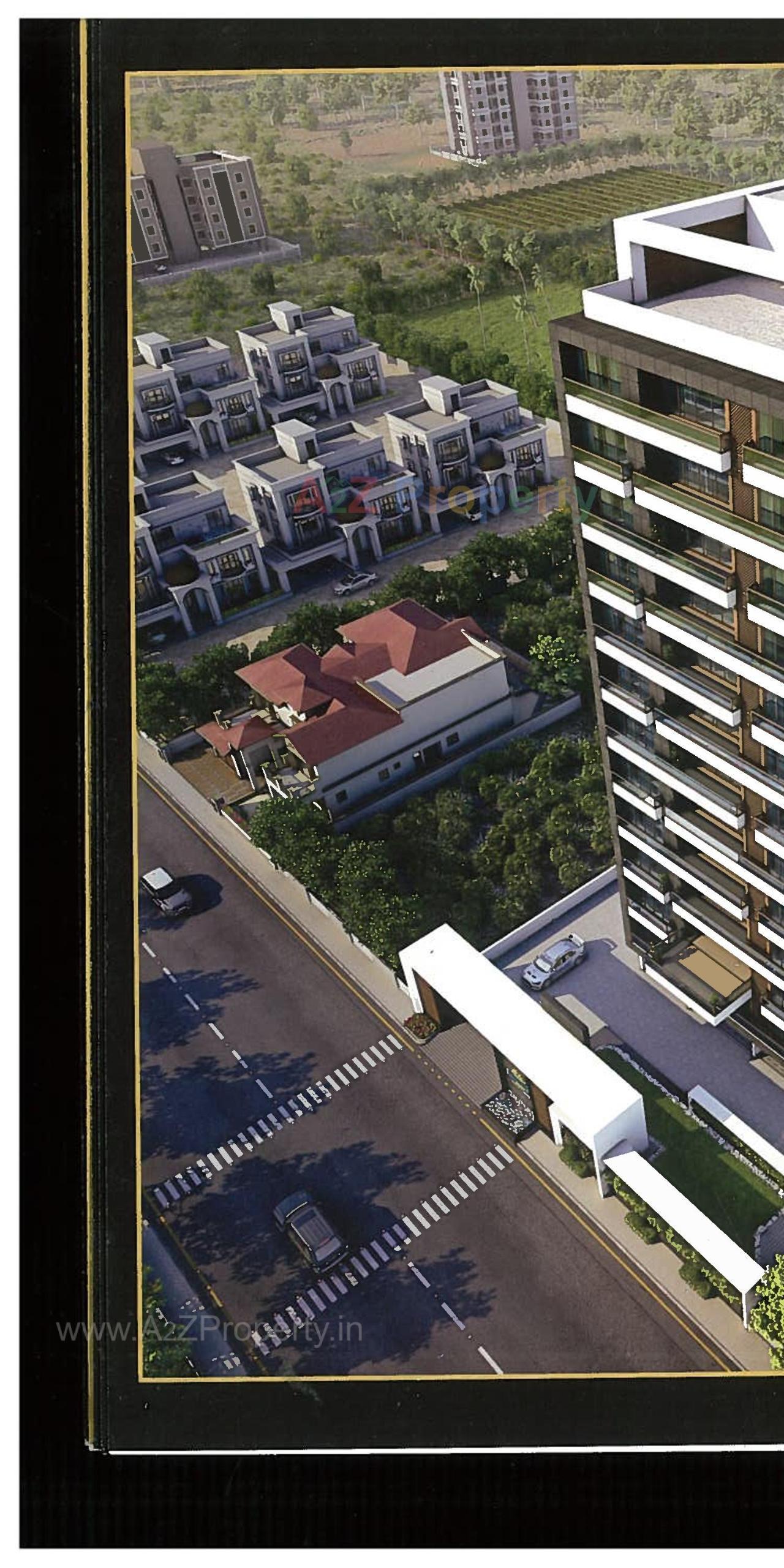 3D Elevation of real estate project Lotus located at Dabholi, Surat, Gujarat